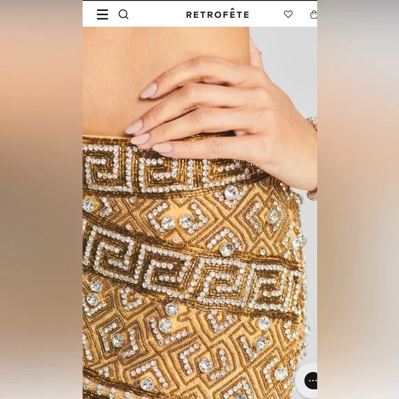 Retrofete Kala Sequin Top & Mina Sequin Skirt - Picture 12 of 13